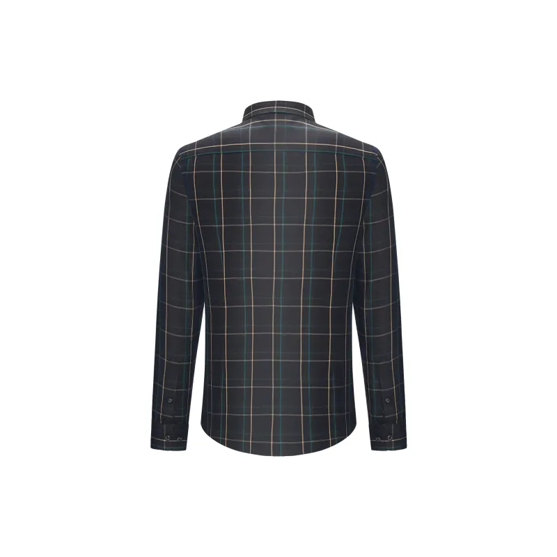 GY Goldlion Shirt Men's Navy Blue-1