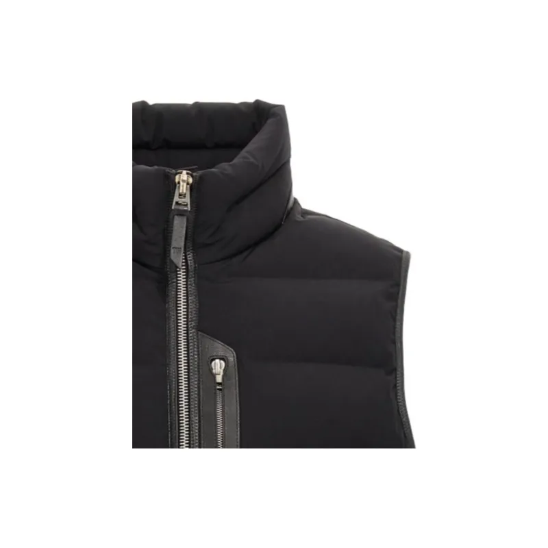 TOM FORD High-Neck Zipped Gilet-6