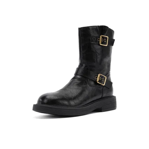 HUANAI Ankle Boots Women's Black