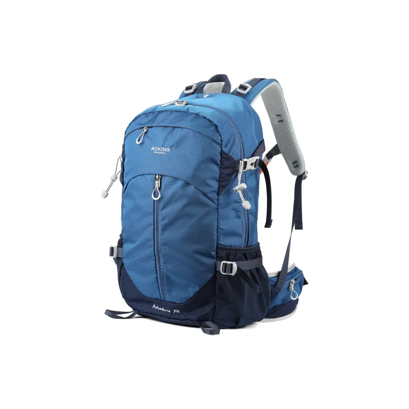 LVEYING Polyester Backpack Regular Unisex Khaki/royal Blue/black-6