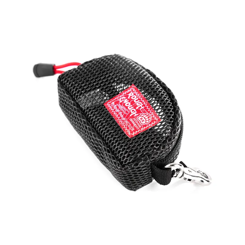 Rough Enough PVC Mesh Coin Purse Regular Unisex Black-1