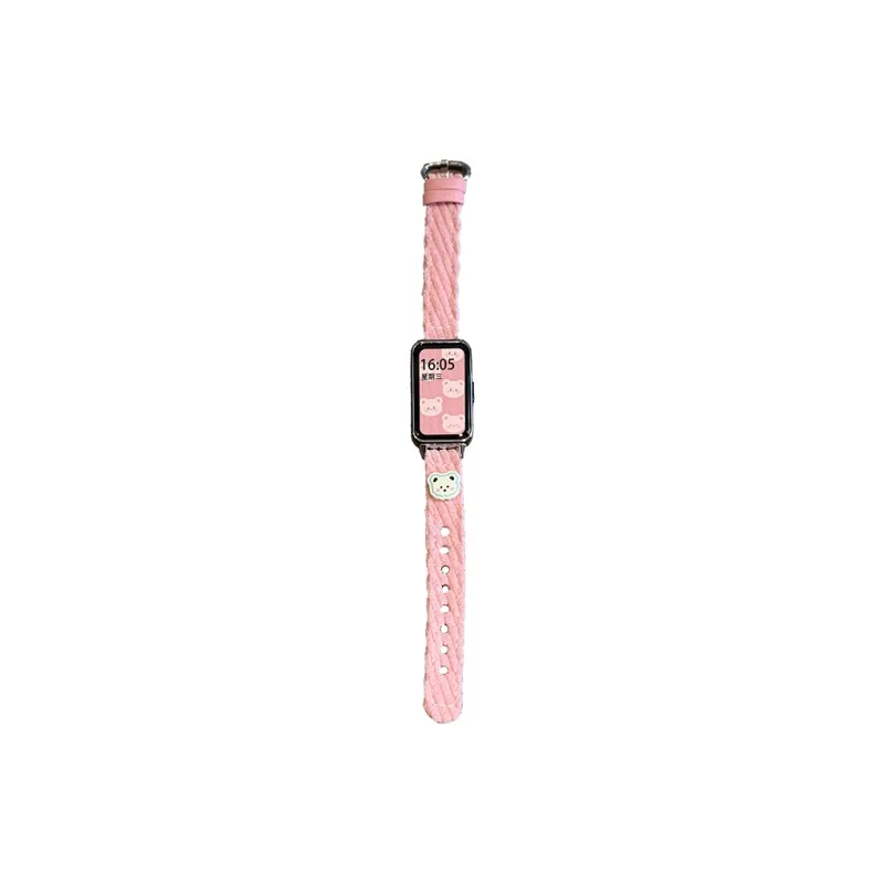 UHADA Huawei Compatibility Watch Band 150mm Knitted Fabric Material-8