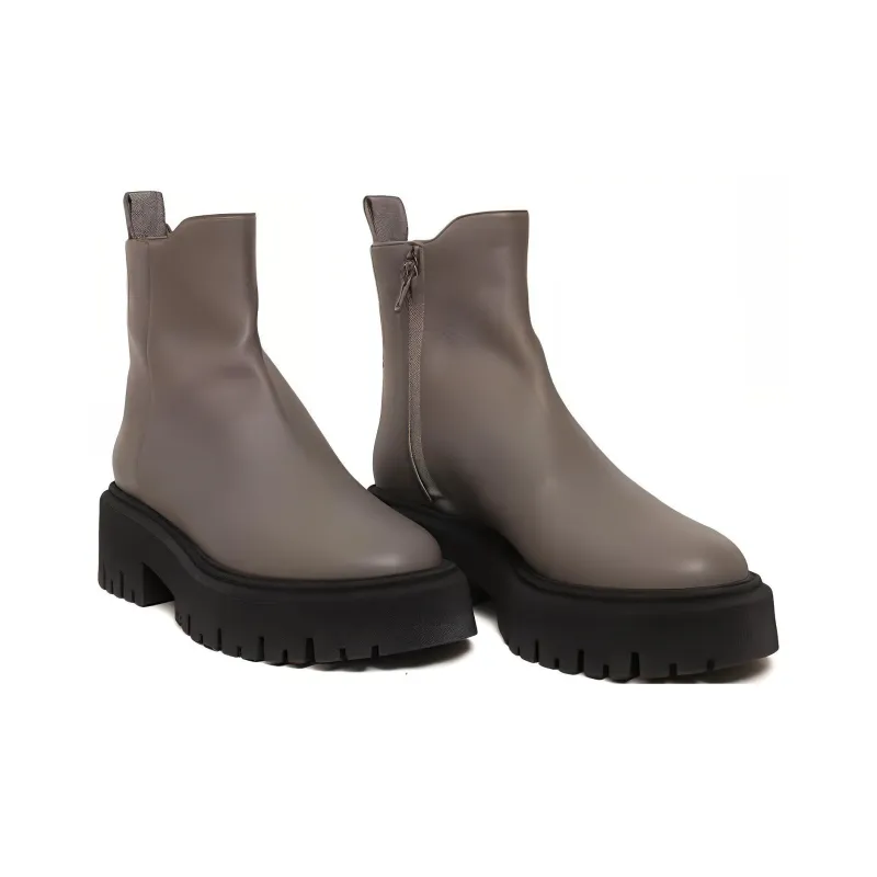LORENA ANTONIAZZI 45mm Leather Ankle Boots-3
