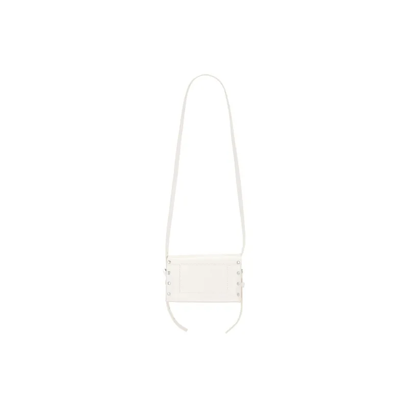 ALLSAINTS Leather Crossbody Bag Shoulder Bag Mini Women's White-2