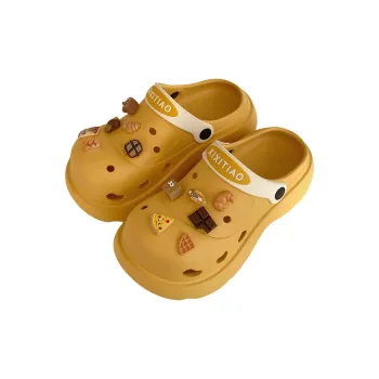 SHIGUDE Sandal Slippers Women's, Ginger Yellow