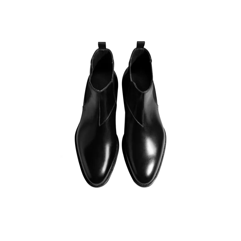 THOM WILLS Chelsea Boots Men's Black-9