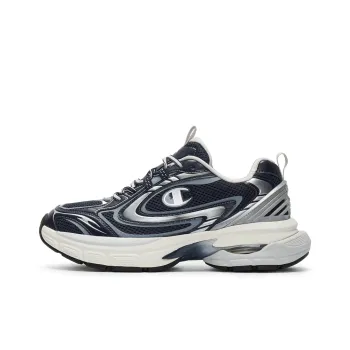 Champion Low Top Running Shoes Men's Marine Blue/Silver White