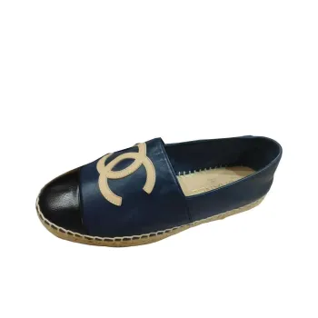 CHANEL Espadrilles Women's Navy Blue