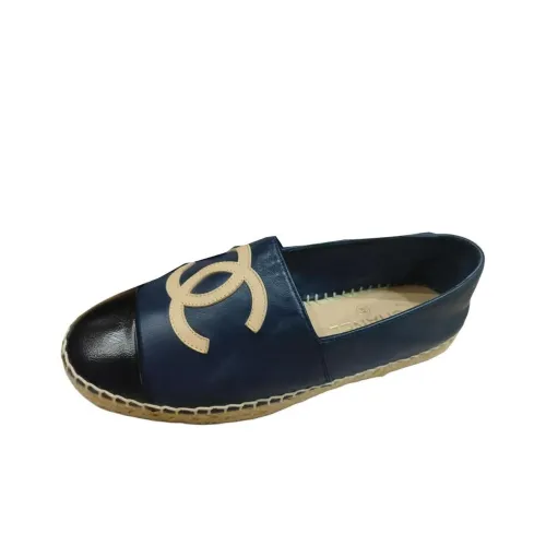 CHANEL Espadrilles Women's Navy Blue
