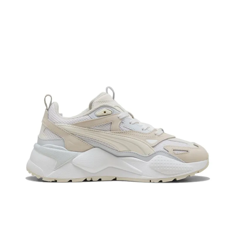PUMA Shock Absorbers With Abrasion Resistant And Slip Resistant Properties Low Top Tennis Shoes Women's White-1