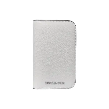 MICHAEL KORS Hudson Leather Wallet Men's White