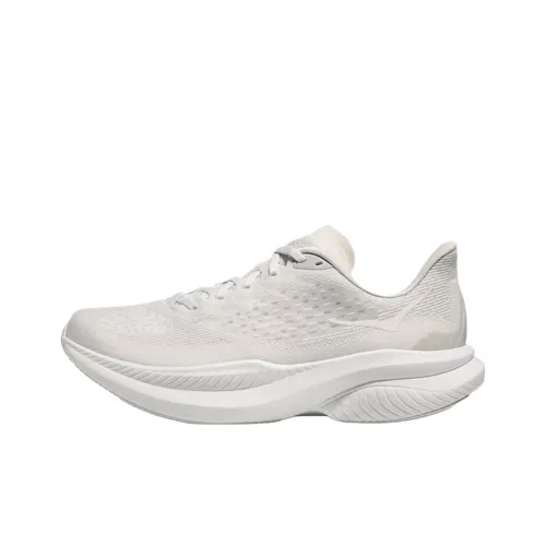 HOKA ONE ONE MACH 6 Wear resistant And Lightweight Low Top Trekking Shoes Men's White