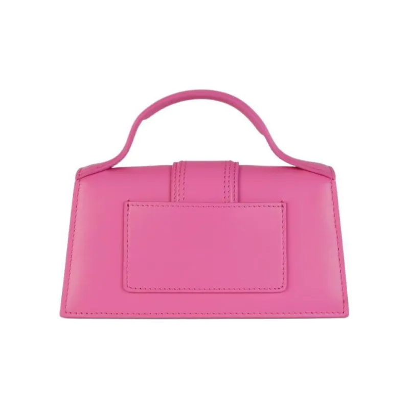 Jacquemus Leather Portable Crossbody Bag, Shoulder Bag Women's Red-2