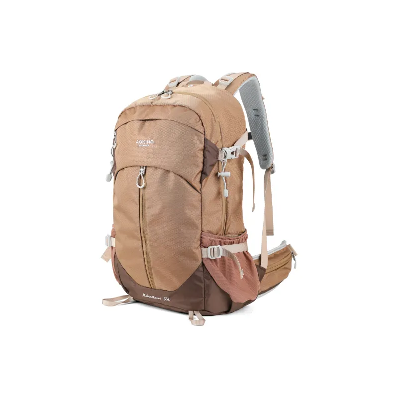 LVEYING Polyester Backpack Regular Unisex Khaki/royal Blue/black-1