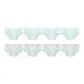 8 Pack (4 White Blue+4 Pink Green)