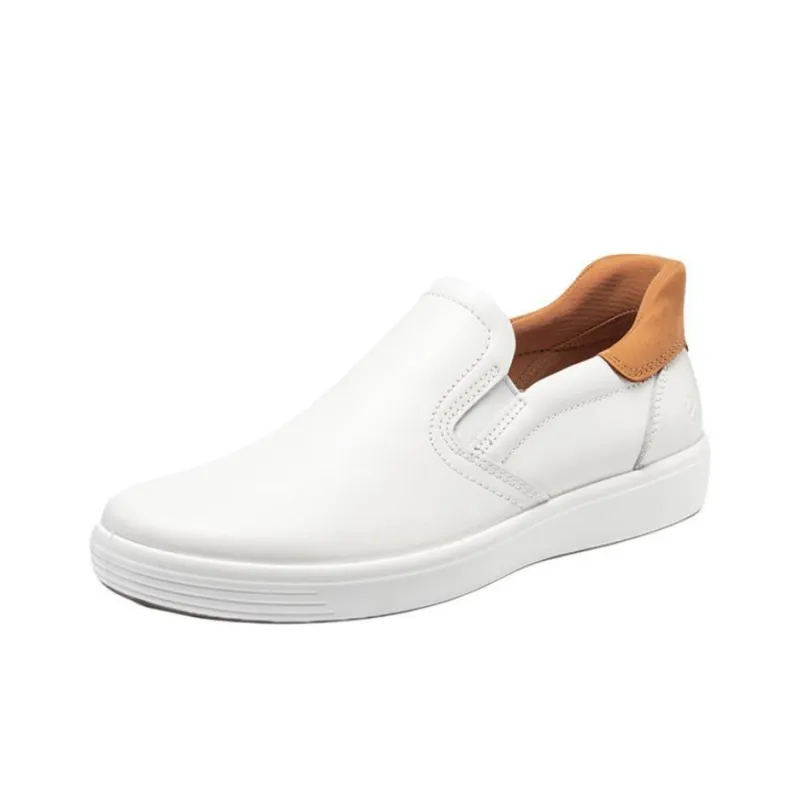 Ecco Soft And Cool Size 7 Casual Shoes Men's White-2