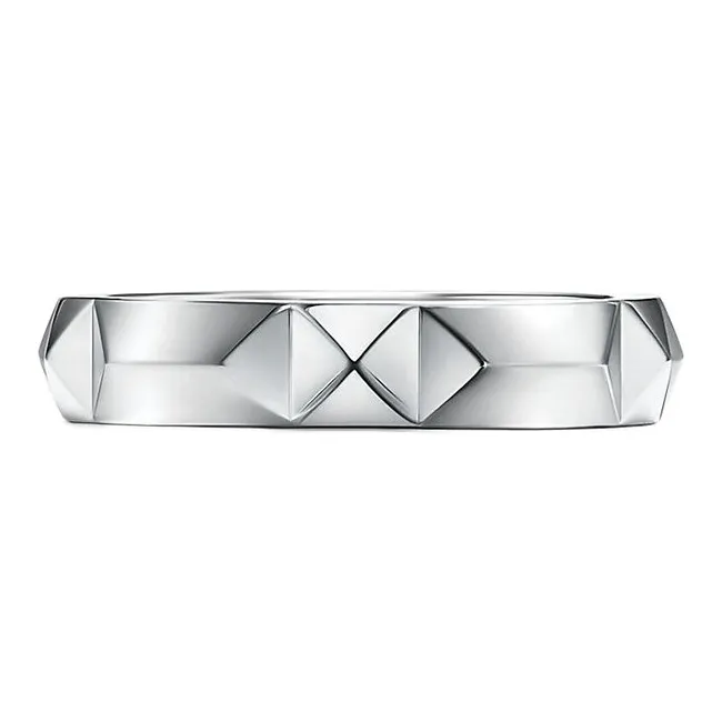 TIFFANY & CO. Platinum Rings Unisex Silver-1