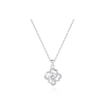 UZIID Sterling Silver Necklaces Women's Silver