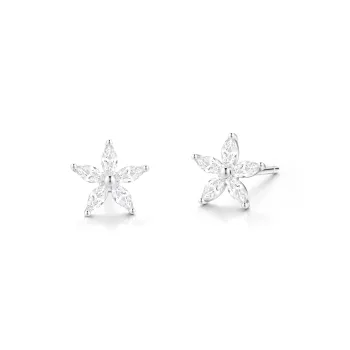 ZSY S925 Pair Of Stud Earrings Women's Box