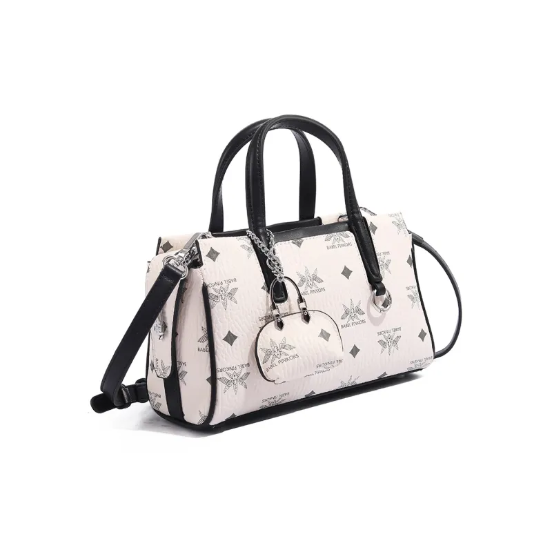 MISS GAIL Artificial Leather One Shoulder Handbag Crossbody Bag Regular Women's Black And White/Beige And Yellow/Pink-16