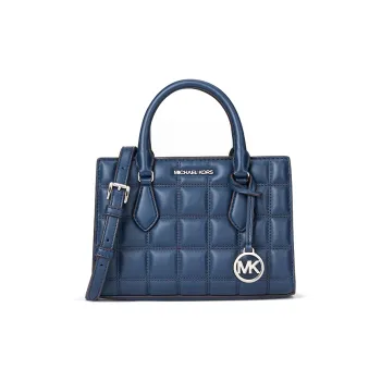 MICHAEL KORS Artificial Leather Quilting Handbag Small Size Women's Marine Blue