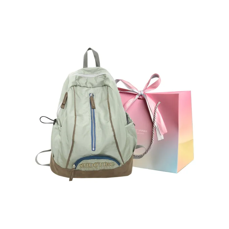 Aini Rabbit Nylon Backpack Regular Unisex Black/Green/Pink/Red/Gray-4