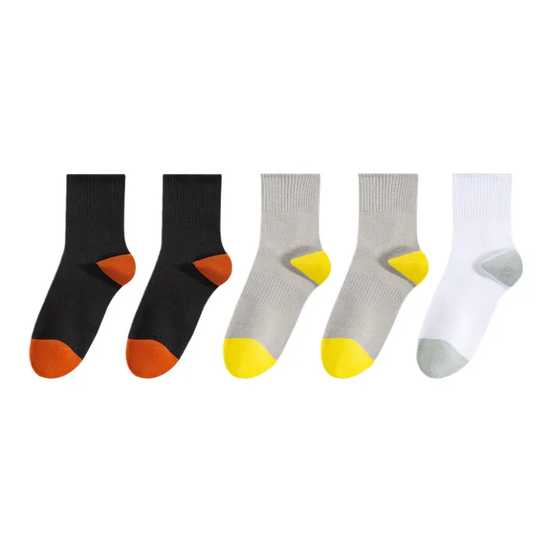 Cotton Gene Mid Calf Socks Men's 5 Pack-2