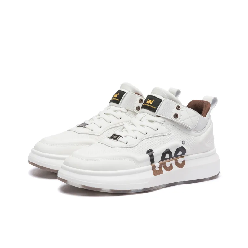 Lee Cushioning Lightweight Breathable Height Increasing Mid Top Skateboard Shoes Men's-17