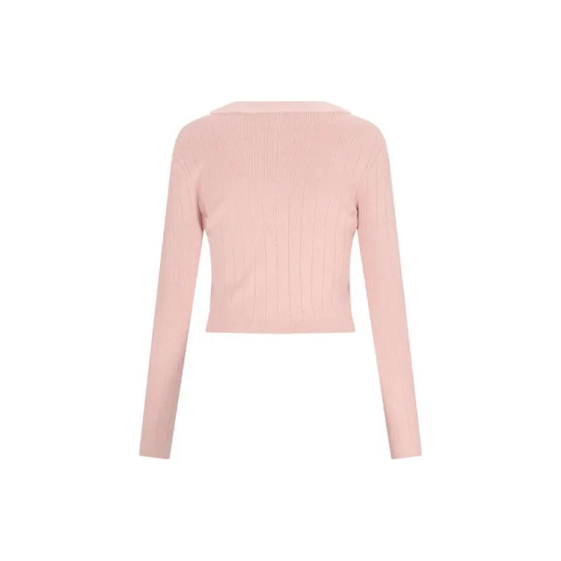 BALMAIN Button Embellished Ribbed Knit Cardigan-1