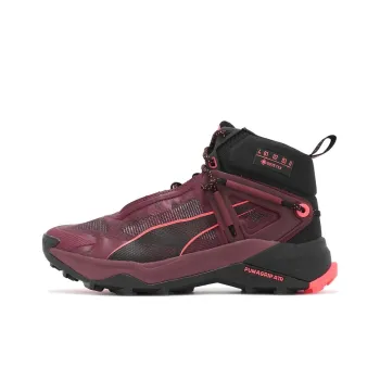 PUMA Explore Nitro Anti Slip Wear Resistant Waterproof And Breathable High Top Outdoor Shoes Women's Red Black