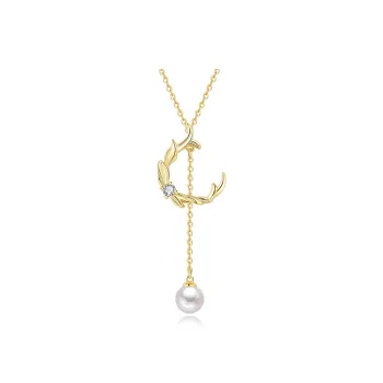 Double Happiness Gift Freshwater Pearl Necklaces Unisex