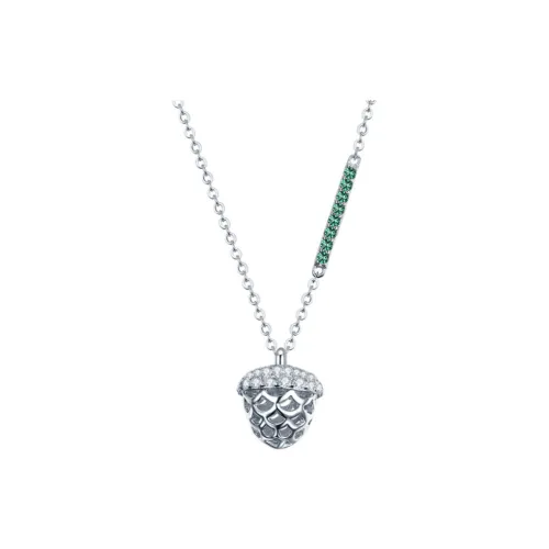 CHIEMOT S925 Silver Collarbone Chain Women's