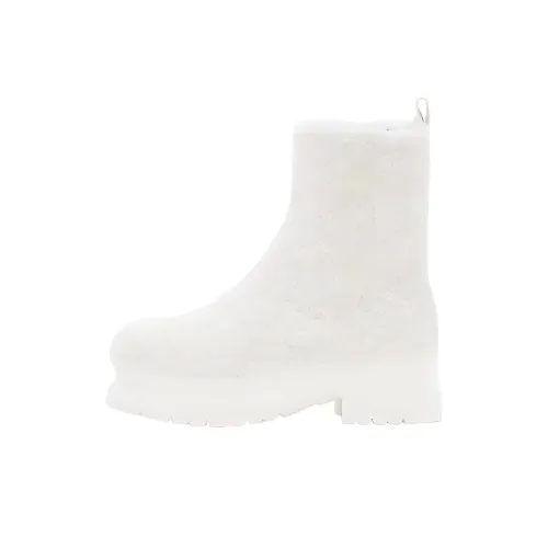 JW Dress Ankle Boots Women's White
