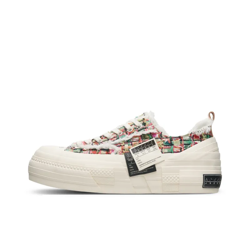 VESSEL Cushioning Lightweight Low Top Skateboard Shoes Unisex Beige Multicolor-0