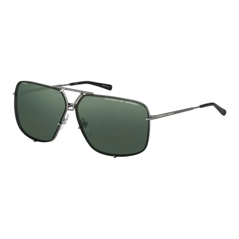 PORSCHE DESIGN Pure Titanium Acrylic Square Sunglasses Men's-1
