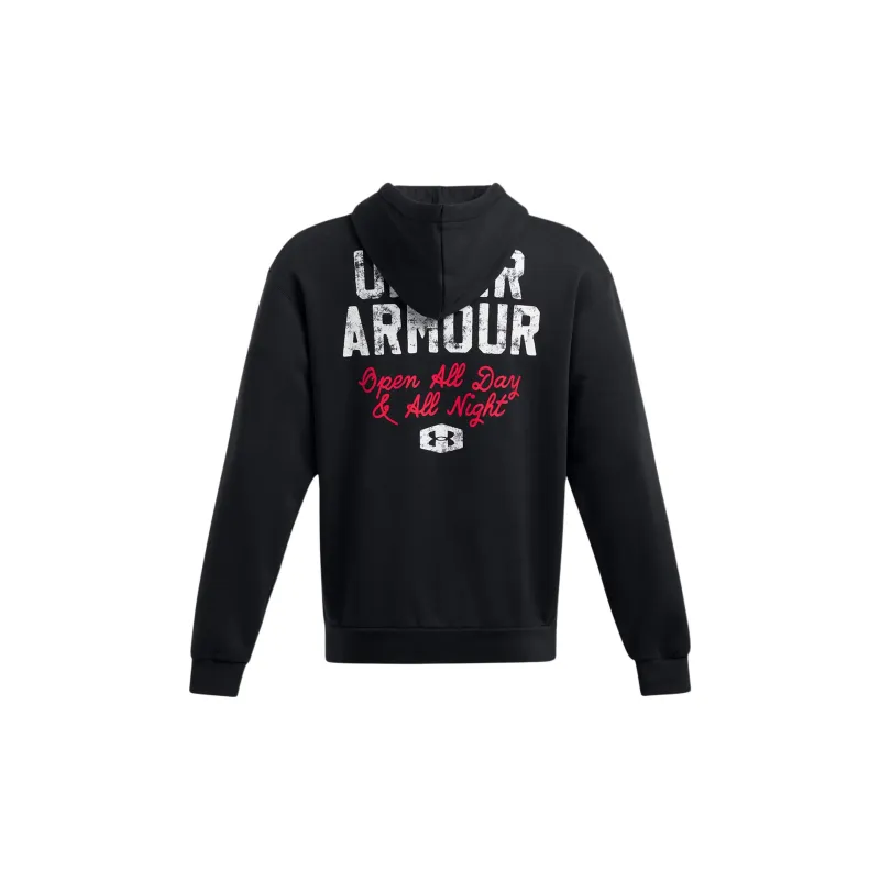 Under Armour Icon FW24 Fleece 24/7 Sweatshirt Men's Black-1