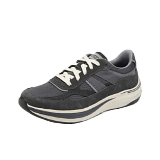 Skechers SKECHERS MENS USA Breathable Lightweight Low Top Running Shoes Men's Gray-2