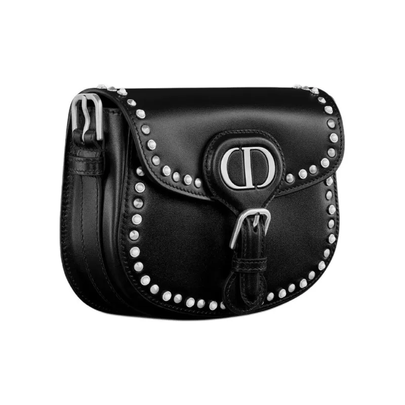 DIOR Bobby Calfskin Crossbody Bag, Shoulder Bag Small Size Women's Black-1