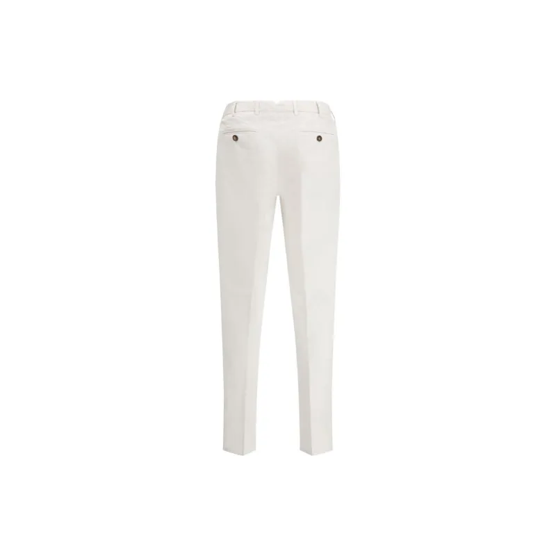 Brunello Cucinelli Italian Fit Gabardine Trousers-1