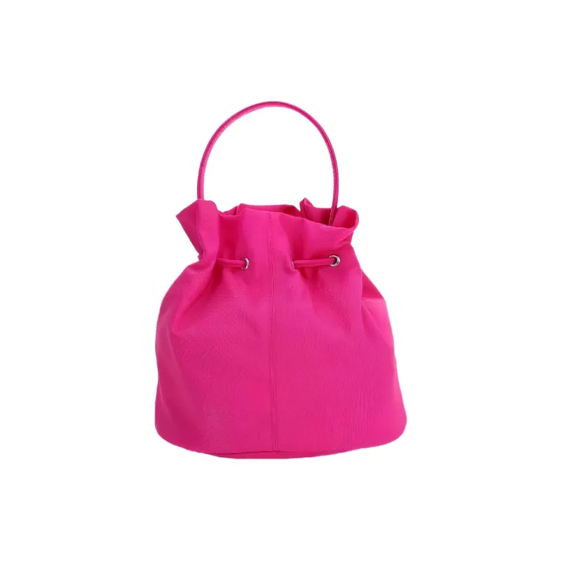 Balenciaga Nylon Bucket Bags Crossbody One Shoulder Handbags Small Size Women's Pink-2