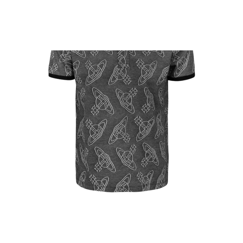 Vivienne Westwood SS23 Polo Shirt Men's Concrete Gray-5