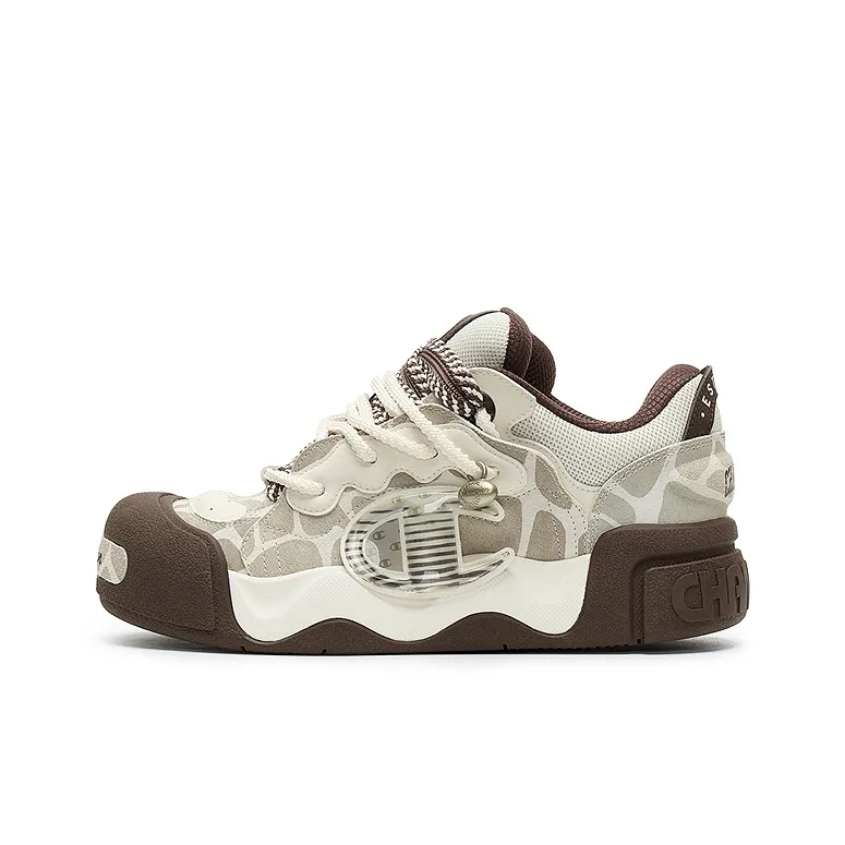 Champion Puff Head Shoes AutoSkate V1 Low Top Skateboard Shoes Men's Linen/Baroque Brown-0