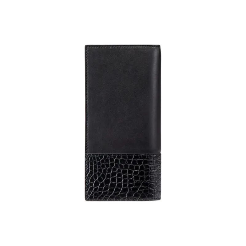 STEFANO RICCI Calfskin Wallet Men's Black-2