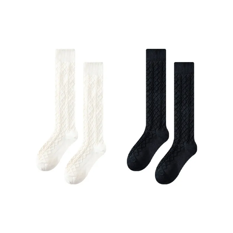 MIIOW Knee High Socks Women's 2 Pack-5