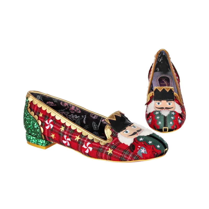 IRREGULAR CHOICE Nutcracker Sweet Casual Single Shoes Women's Red-4