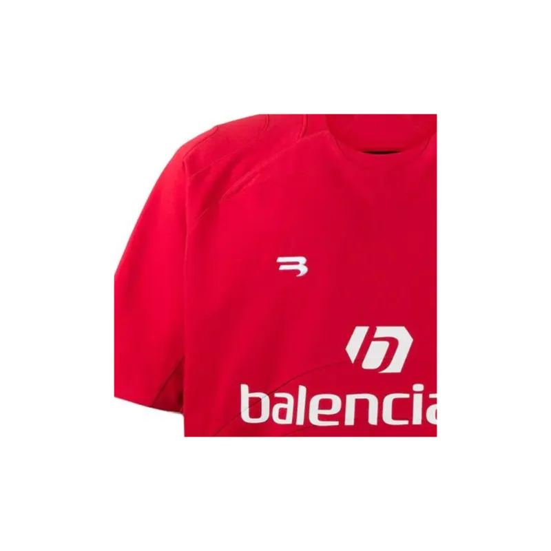 Balenciaga SS22 T Shirt Men's Red-5