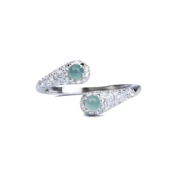QIXIANG Ice Glutinous Rings Women's