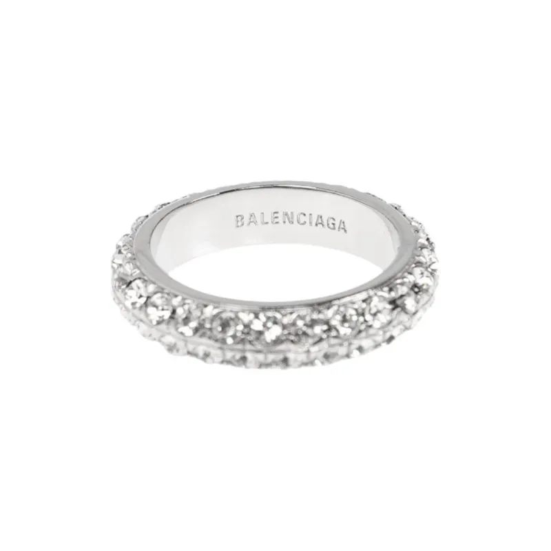 Balenciaga Set Of Three Rings Mini Evening Ring Set-3