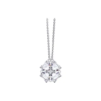ICE ROCK 925 Sterling Silver Necklaces Women's