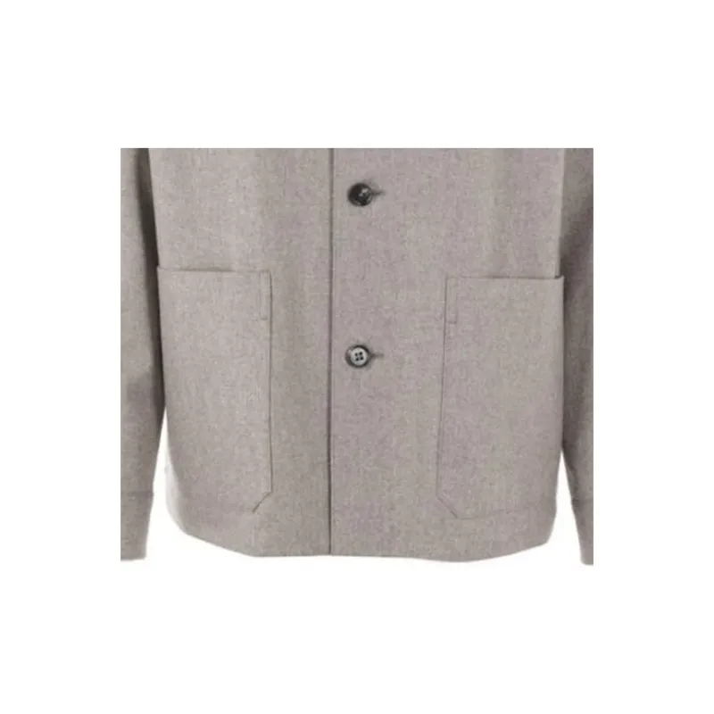 Ermenegildo Zegna Buttoned Long Sleeved Jacket-5
